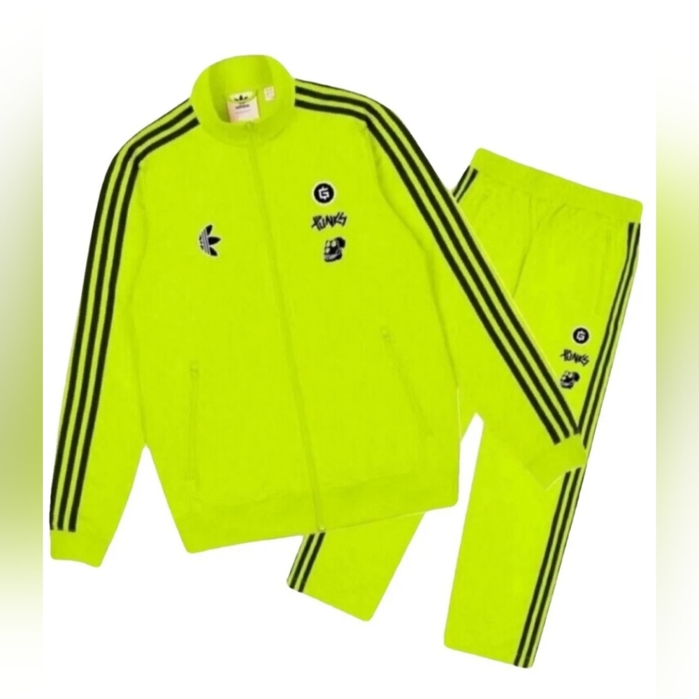 Adidas x Bored Ape Yacht Club Neon Yellow Tracksuit Men's XL, 2XL